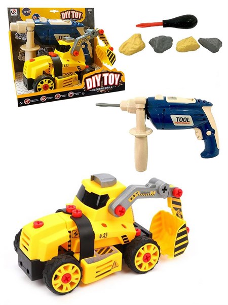 Конструктор Экскаватор с шуруповертом DIY Toy 9905 4995dd5ad4e211ef0a8 - фото 1696581